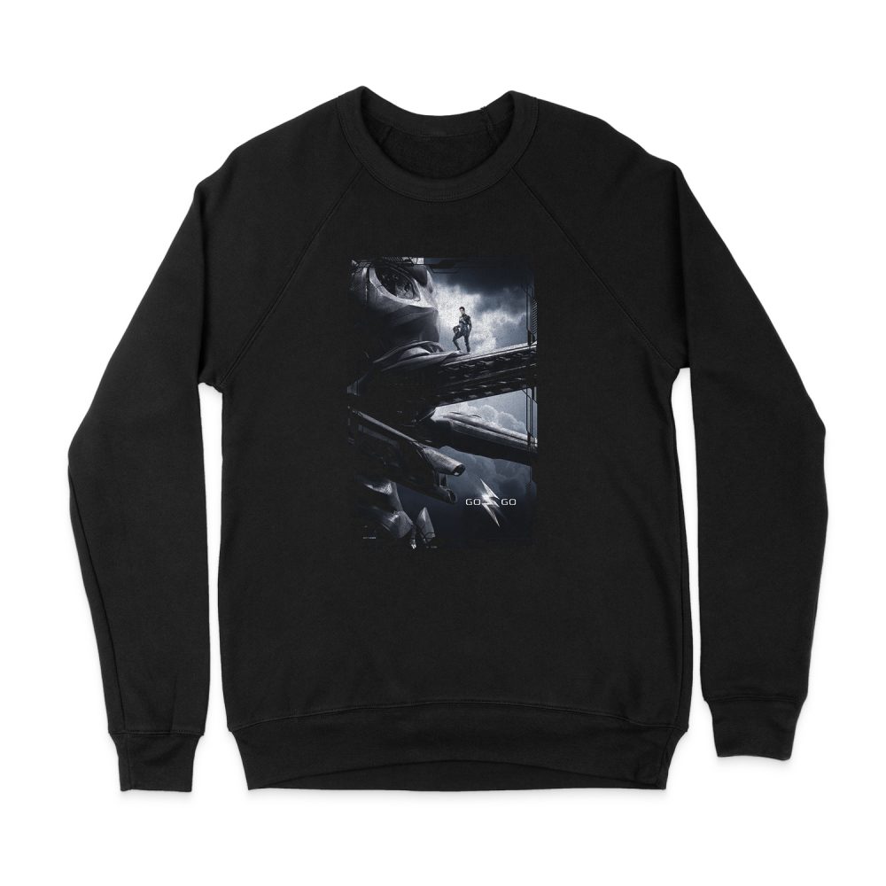 POWER RANGERS BLACK ZORD POSTER SWEATSHIRT