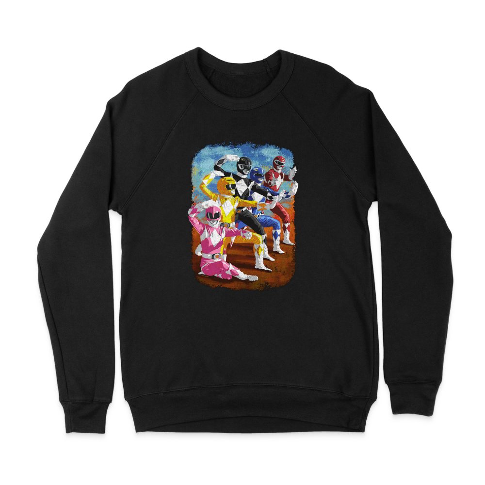 POWER RANGERS IMPRESSIONIST RANGERS SWEATSHIRT