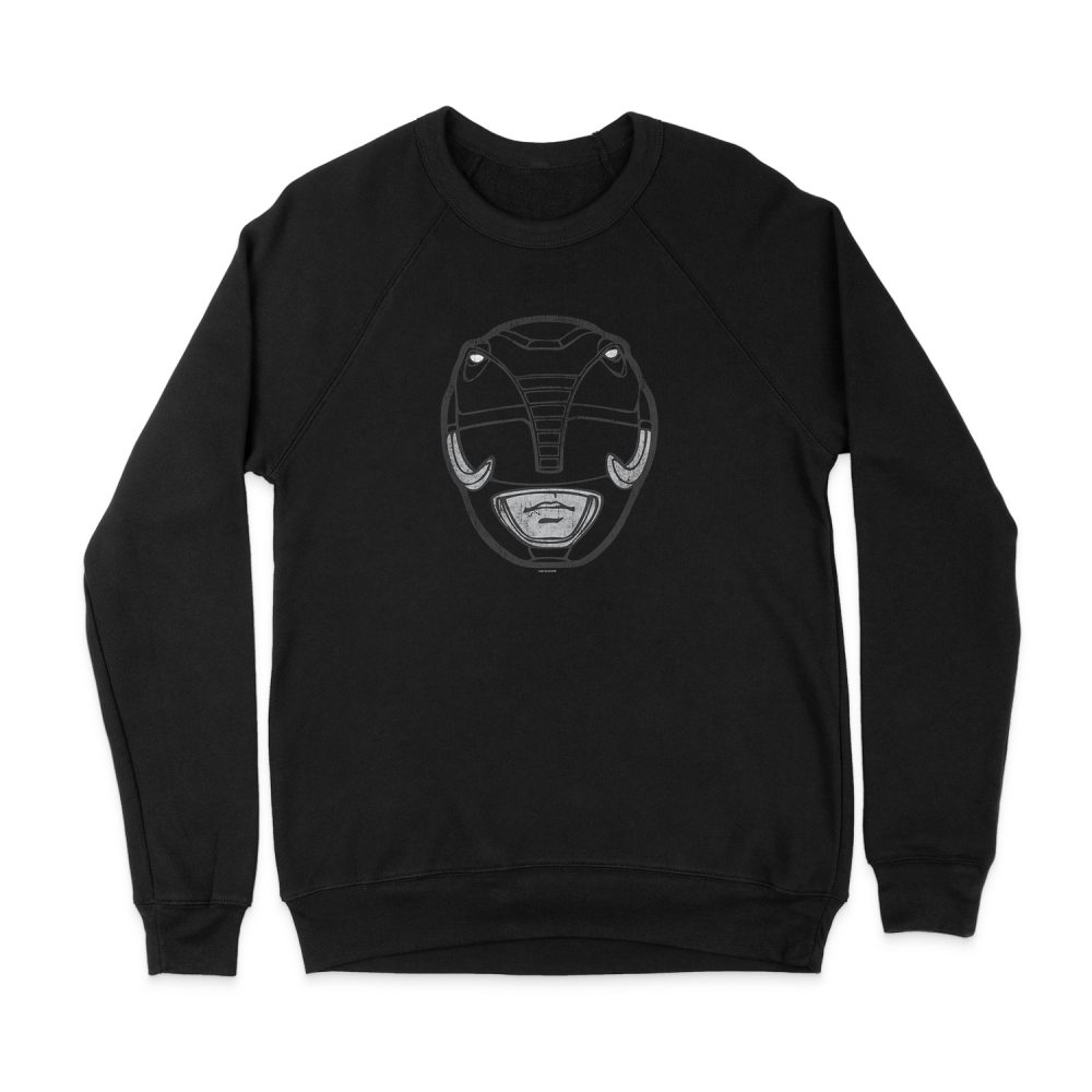 POWER RANGERS BLACK RANGER MASK SWEATSHIRT