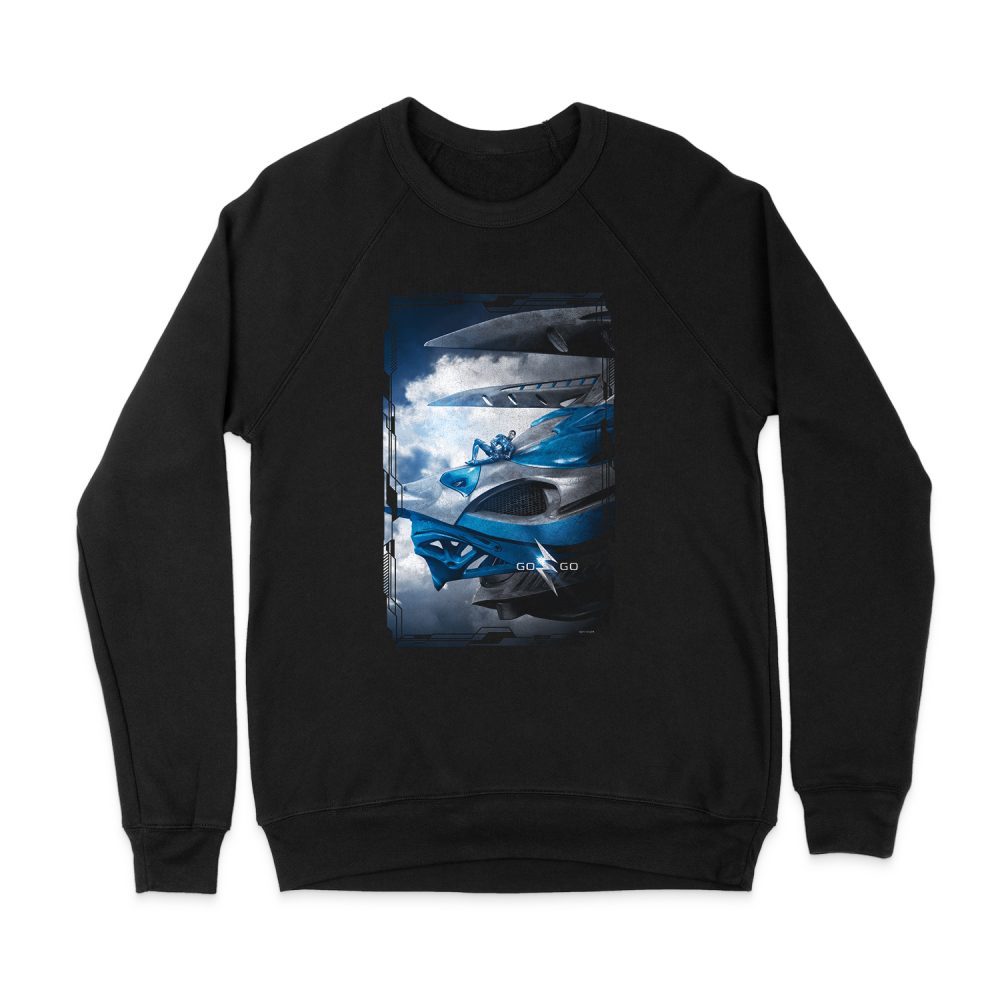 POWER RANGERS BLUE ZORD POSTER SWEATSHIRT