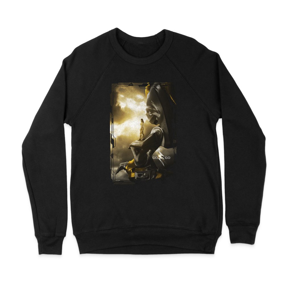 POWER RANGERS YELLOW ZORD POSTER SWEATSHIRT