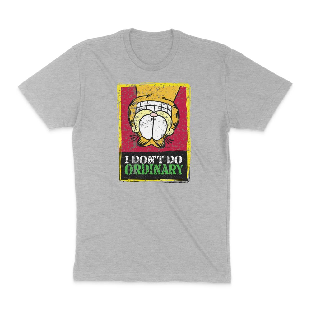 GARFIELD I DONT DO ORDINARY SHORT SLEEVE T-SHIRT