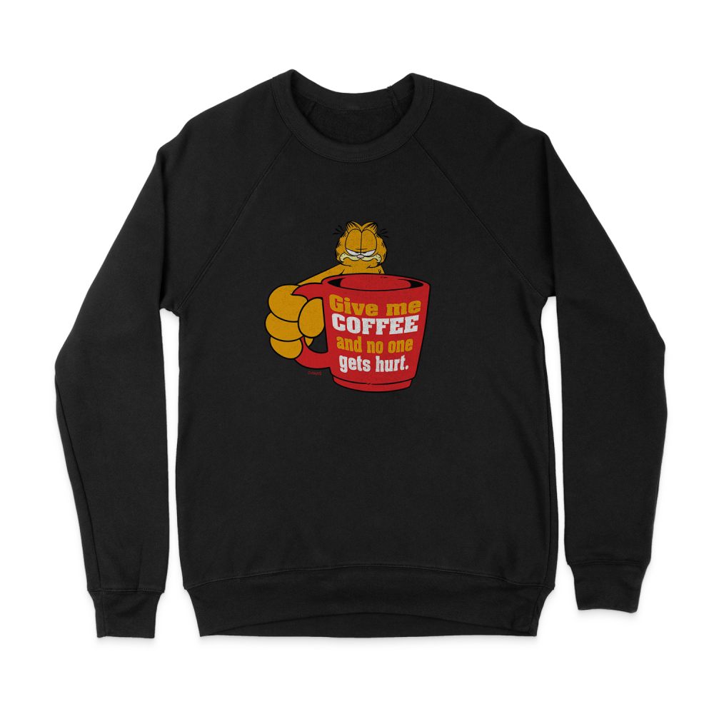 GARFIELD GIVE ME COFFEE SWEATSHIRT