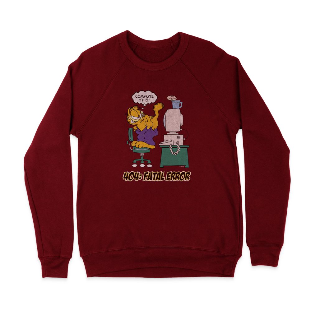 GARFIELD COMPUTE THIS SWEATSHIRT