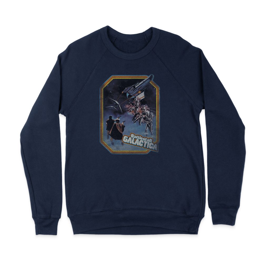 BATTLESTAR GALACTICA POSTER IRON ON SWEATSHIRT