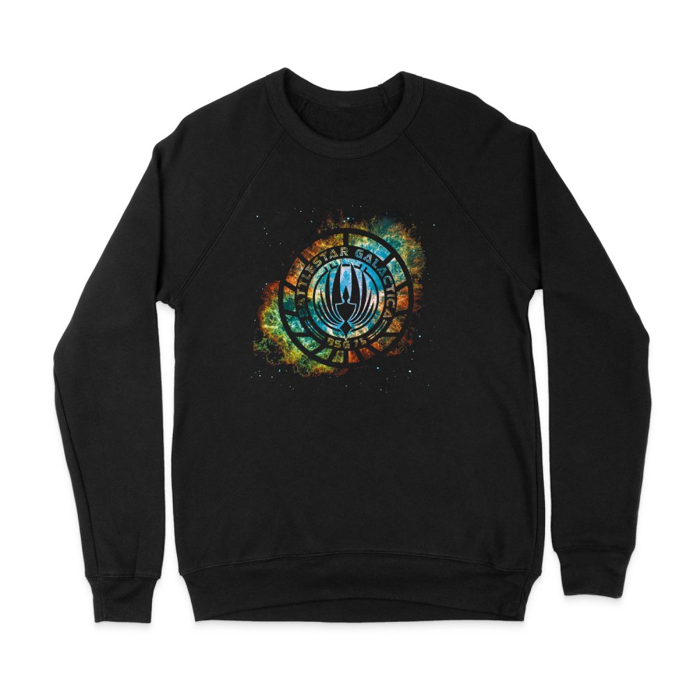 BATTLESTAR GALACTICA EMBLEM KNOCK-OUT SWEATSHIRT