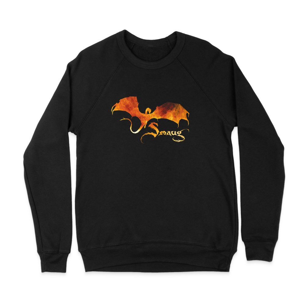THE HOBBIT SMAUG ON FIRE SWEATSHIRT