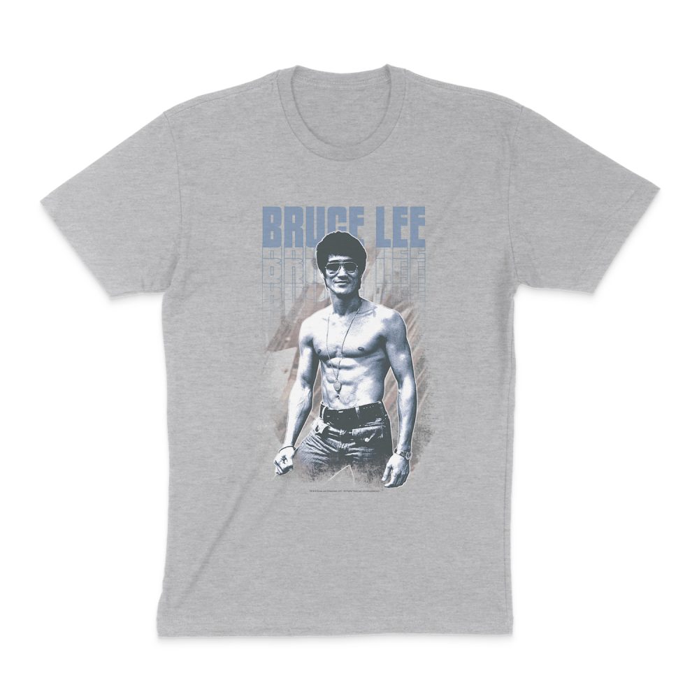 BRUCE LEE BLUE JEAN LEE SHORT SLEEVE T-SHIRT