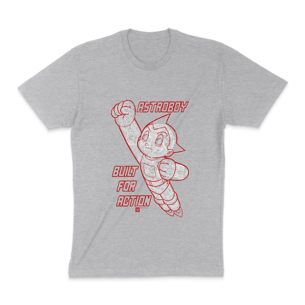 ASTRO BOY BUILT FOR ACTION SHORT SLEEVE T-SHIRT