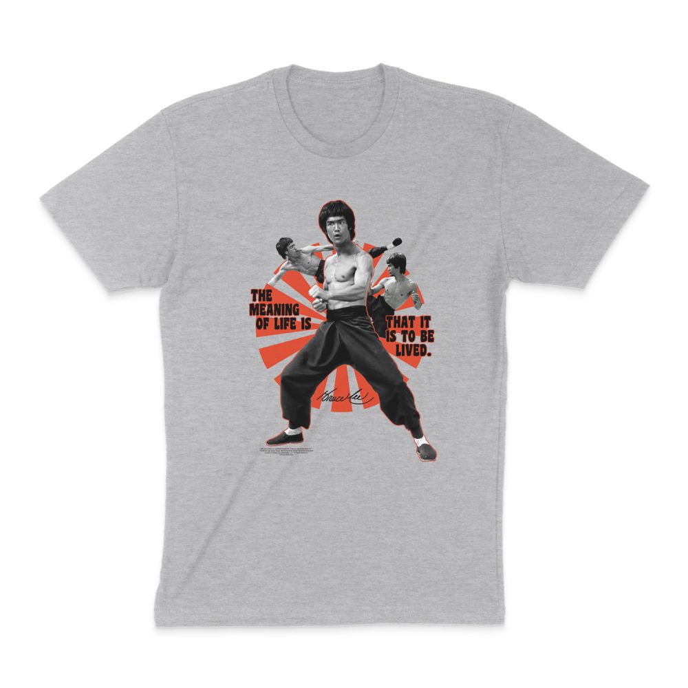 BRUCE LEE MEANING OF LIFE SHORT SLEEVE T-SHIRT