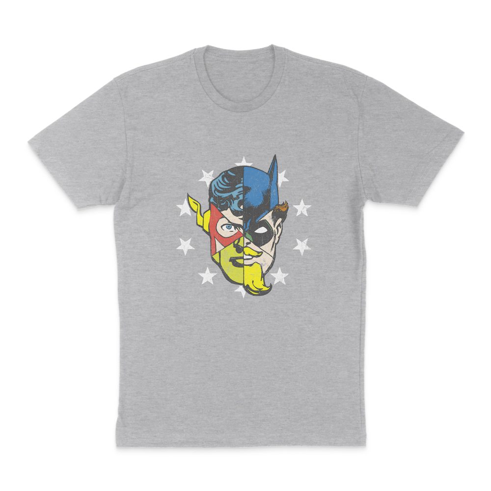 JUSTICE LEAGUE FACE OFF SHORT SLEEVE T-SHIRT