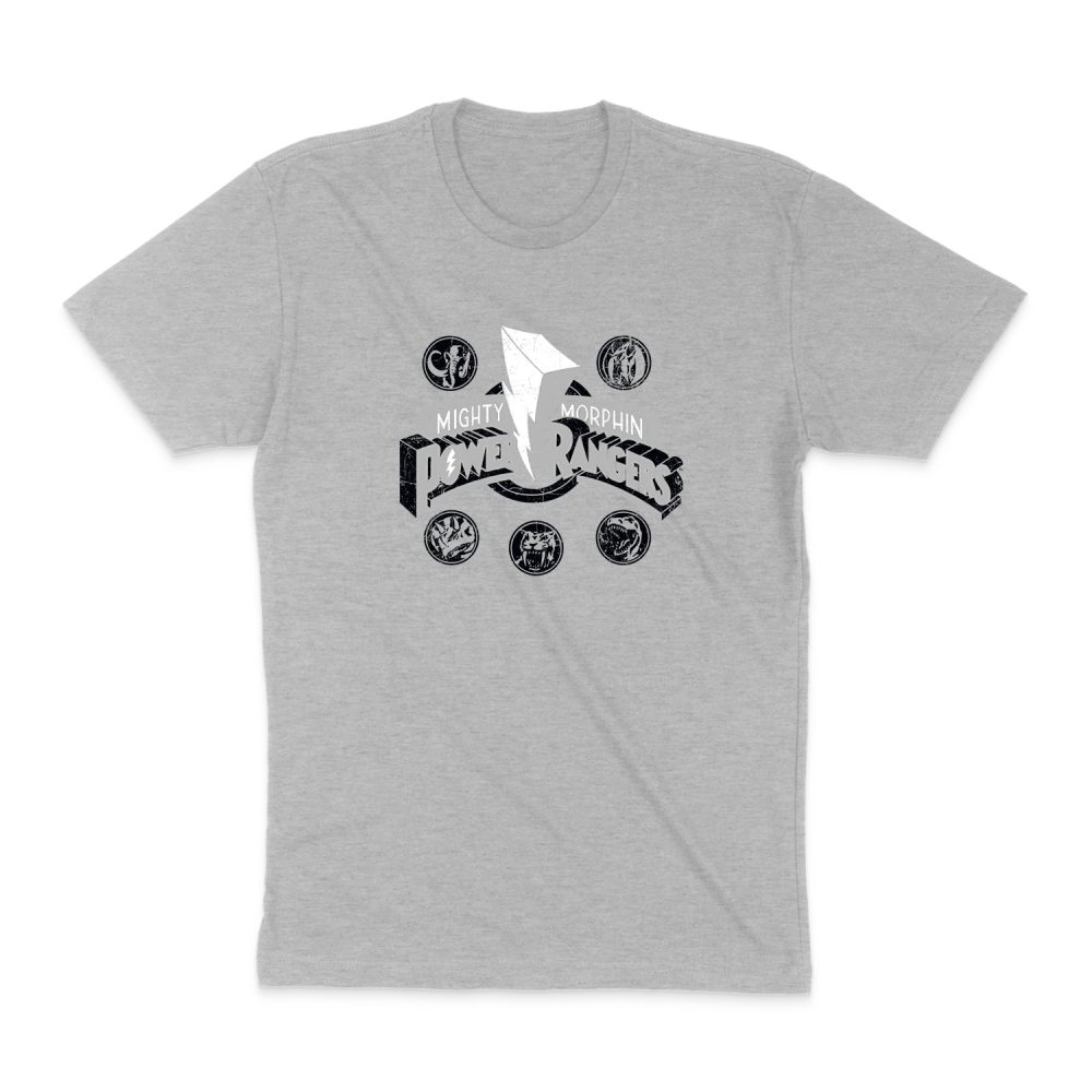 POWER RANGERS POWER COINS SHORT SLEEVE T-SHIRT