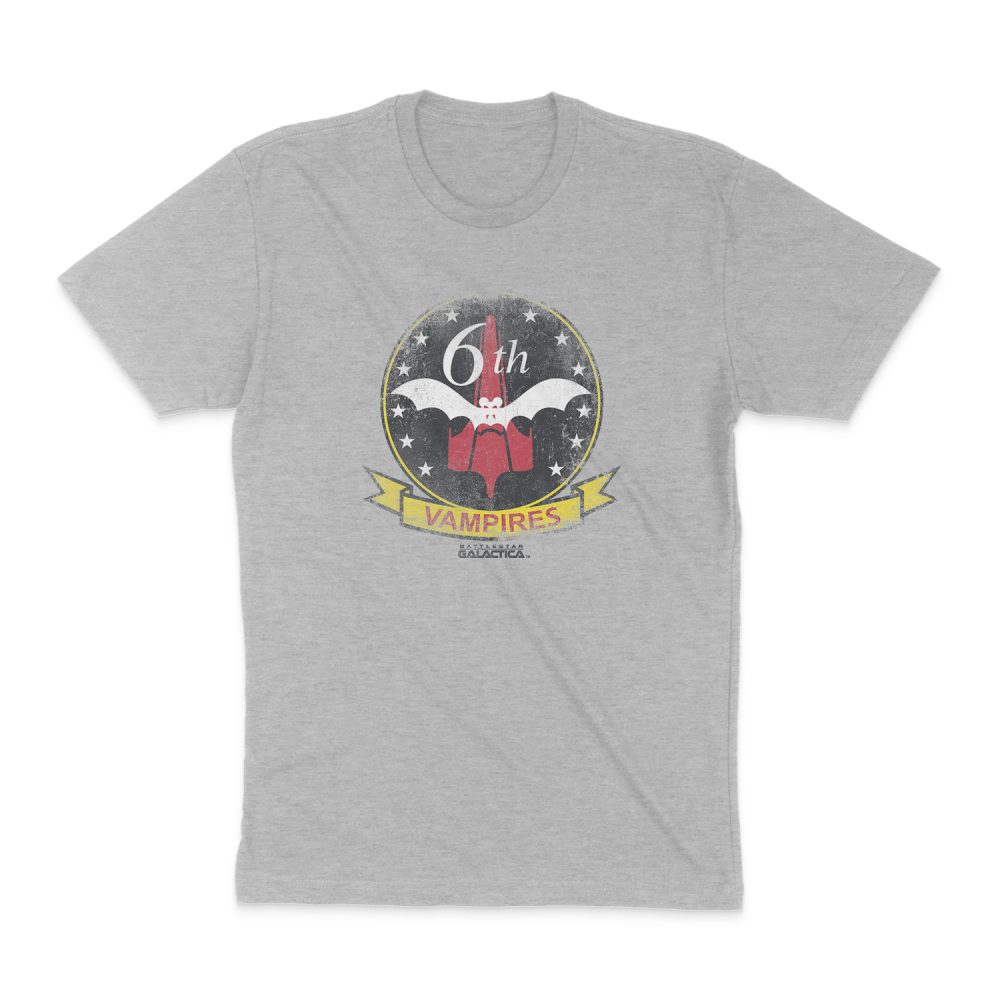 BATTLESTAR GALACTICA VAMPIRES BADGE SHORT SLEEVE T-SHIRT