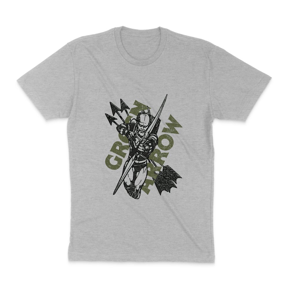 JUSTICE LEAGUE ARCHERS ARROWS SHORT SLEEVE T-SHIRT