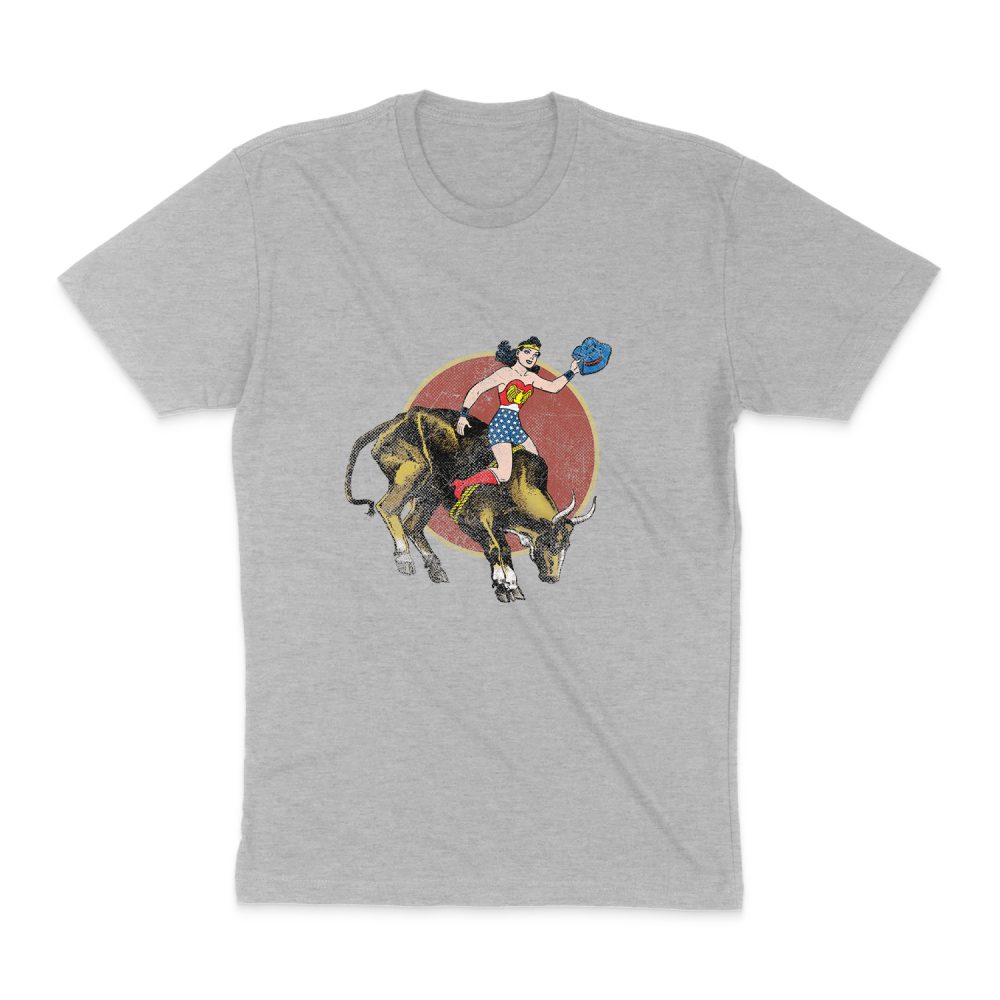 WONDER WOMAN BULL RIDER SHORT SLEEVE T-SHIRT