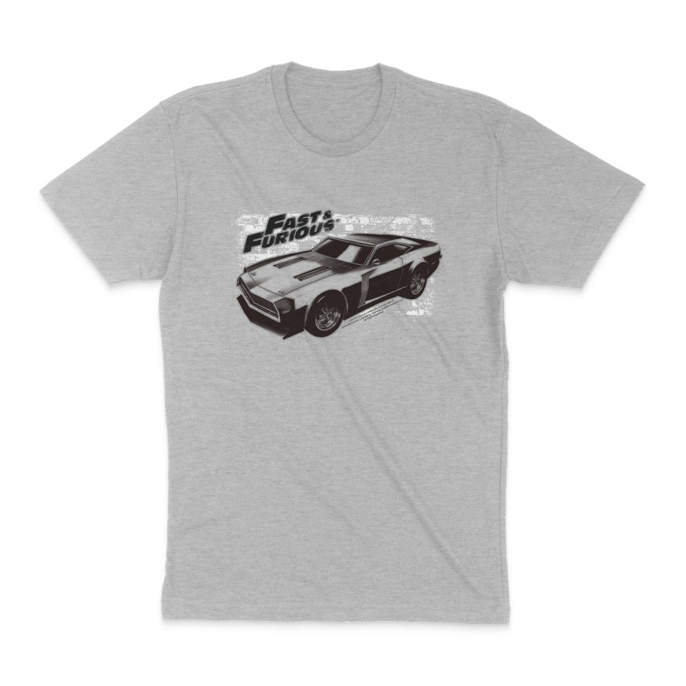 FAST AND FURIOUS SPRAY CAR SHORT SLEEVE T-SHIRT