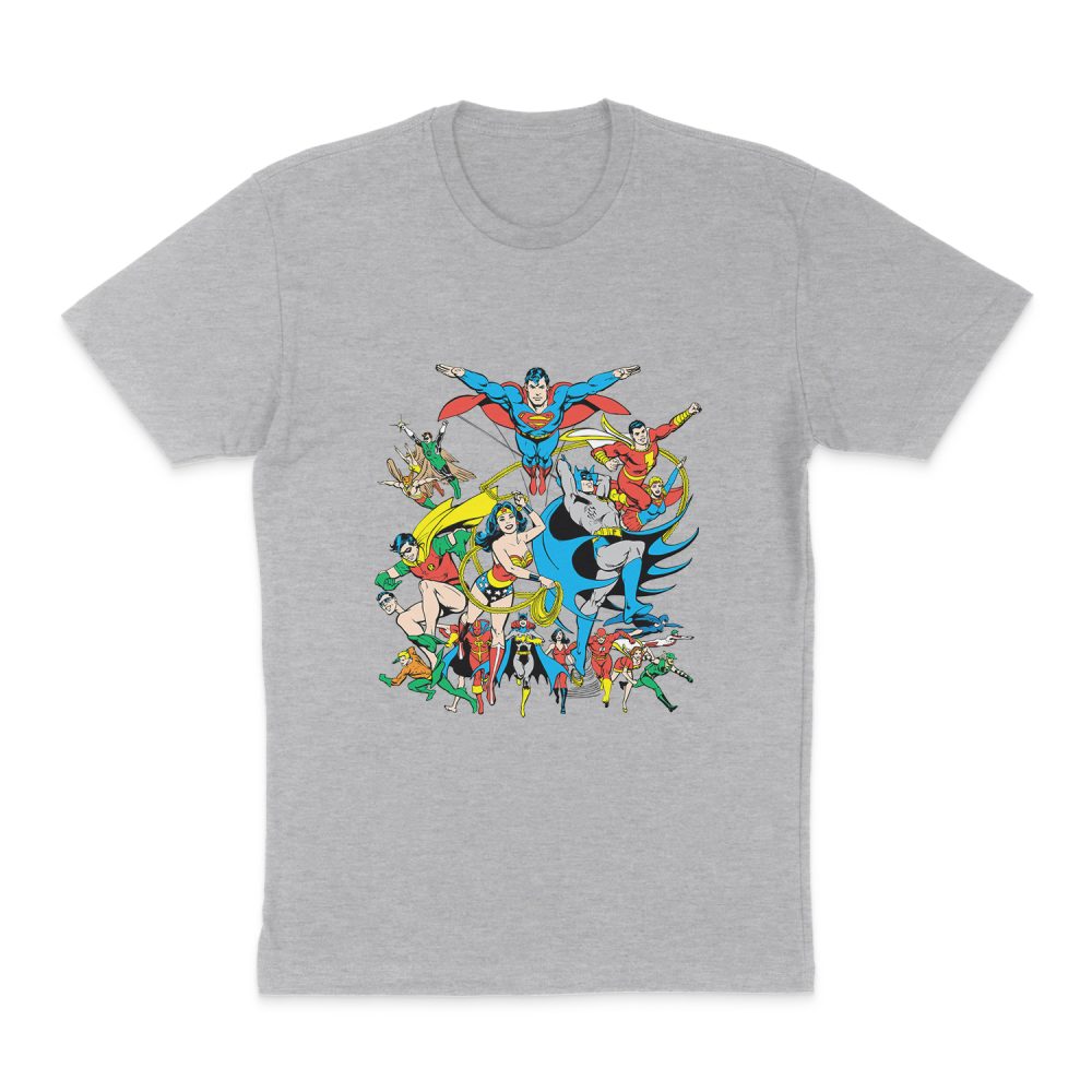 DC COMICS JUSTICE LEAGUE ASSEMBLE SHORT SLEEVE T-SHIRT