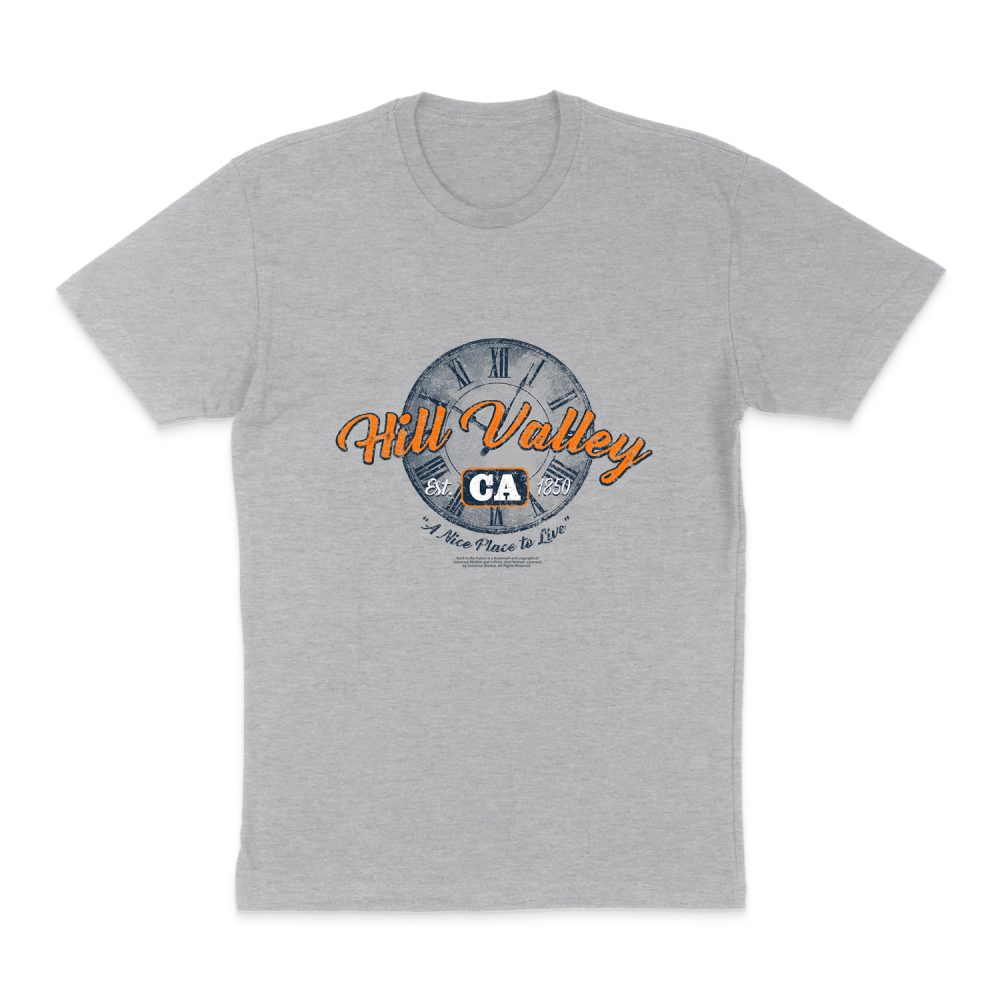 BACK TO THE FUTURE HILL VALLEY SHORT SLEEVE T-SHIRT