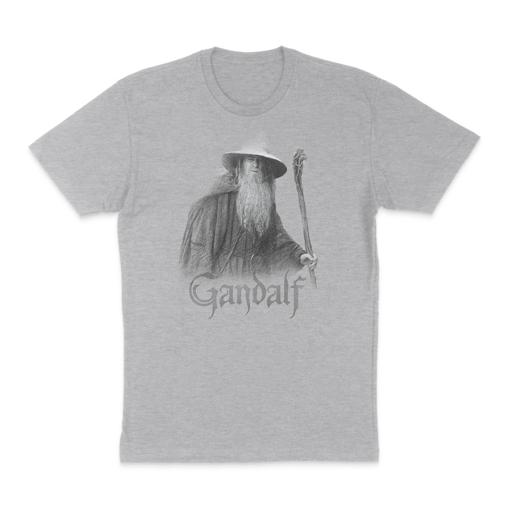 LORD OF THE RINGS GANDALF THE GREY SHORT SLEEVE T-SHIRT