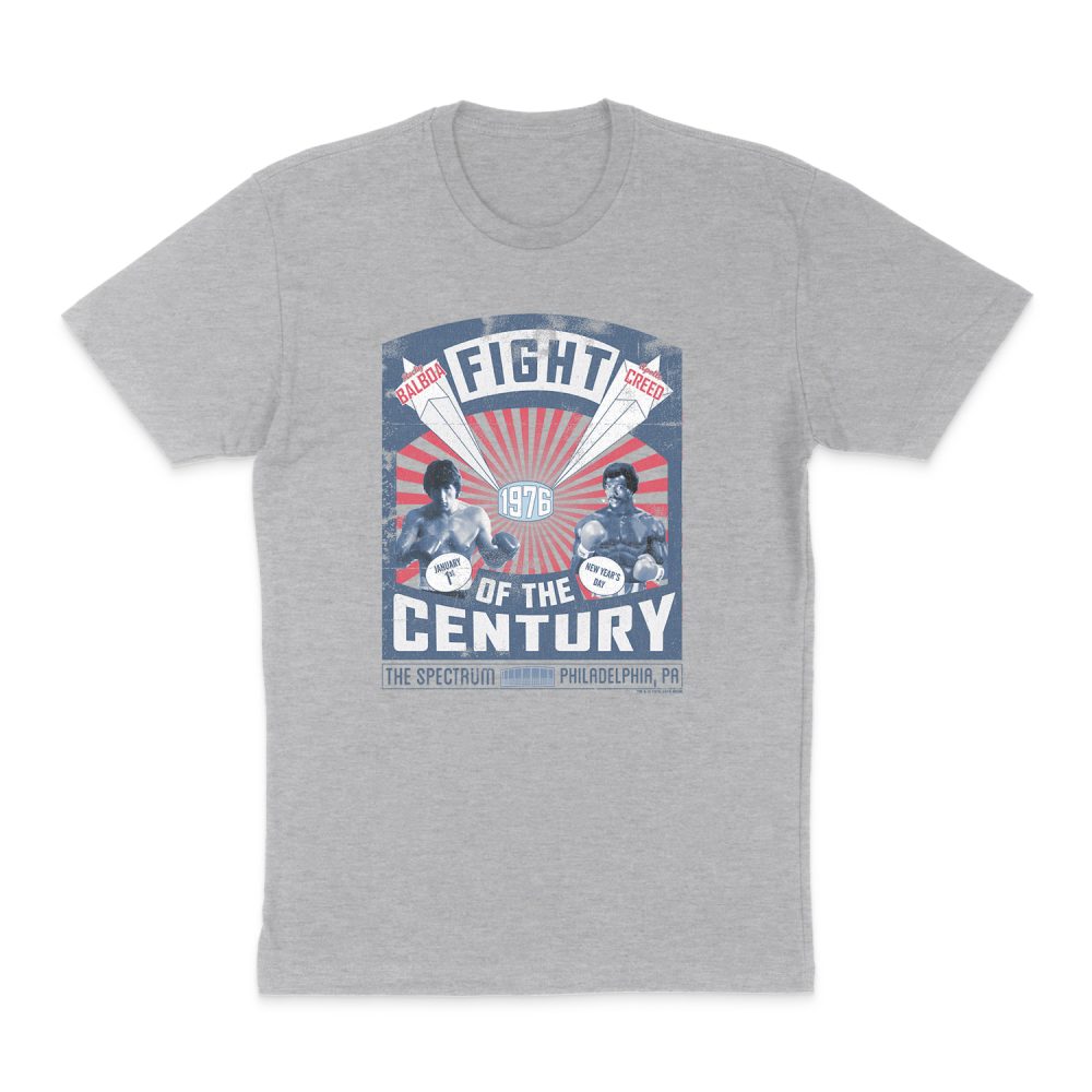ROCKY BALBOA CREED FIGHT POSTER SHORT SLEEVE T-SHIRT