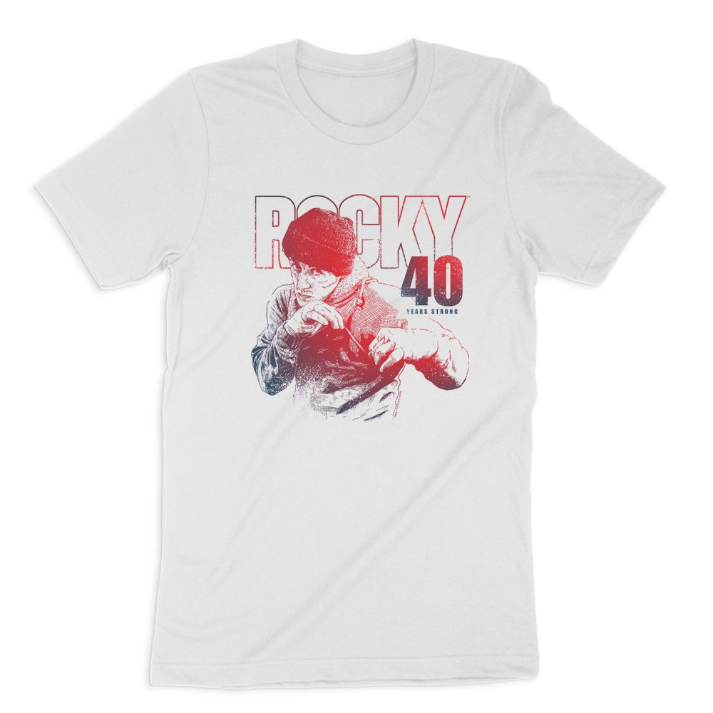 ROCKY 40 YEARS STRONG SHORT SLEEVE T-SHIRT