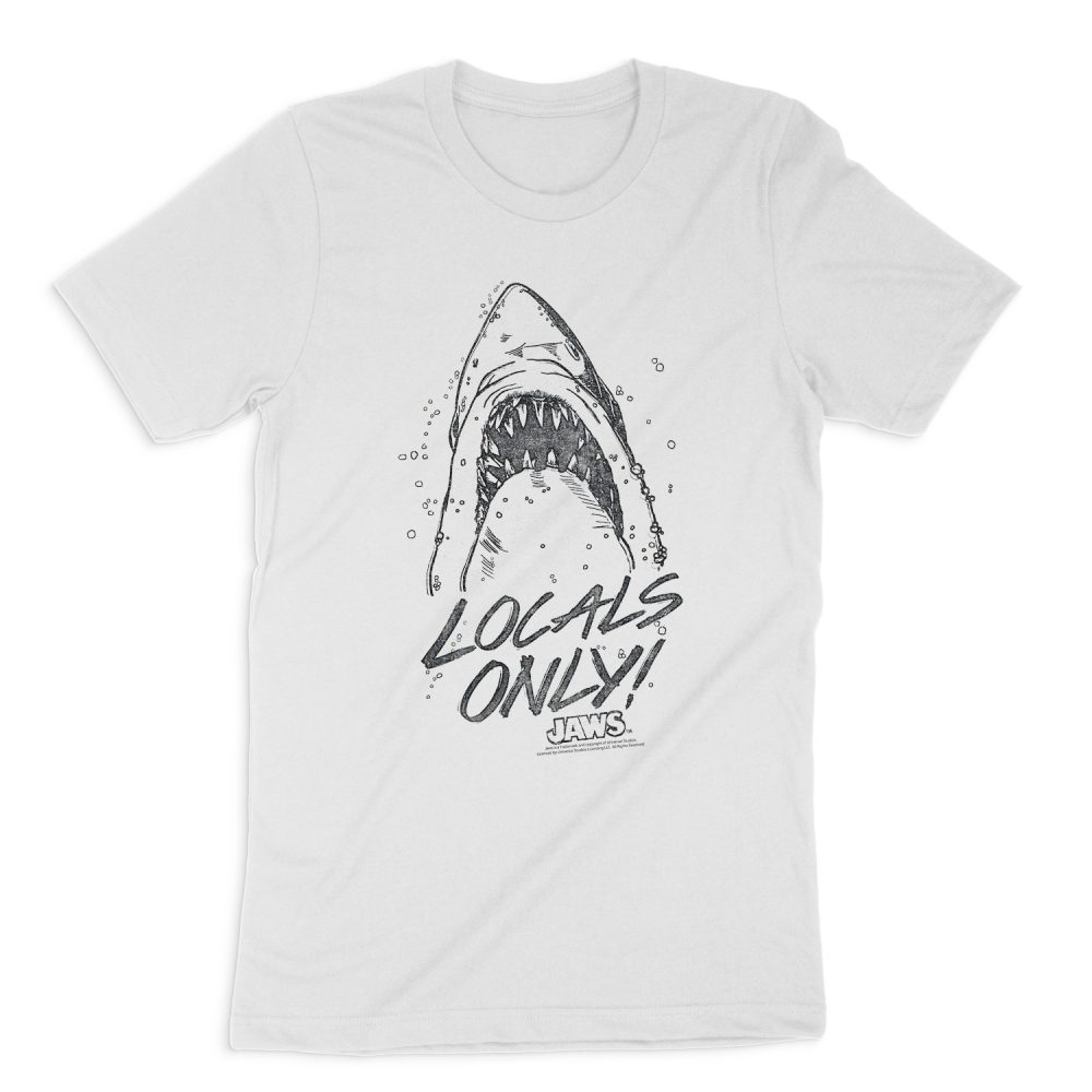 JAWS LOCALS ONLY SHORT SLEEVE T-SHIRT