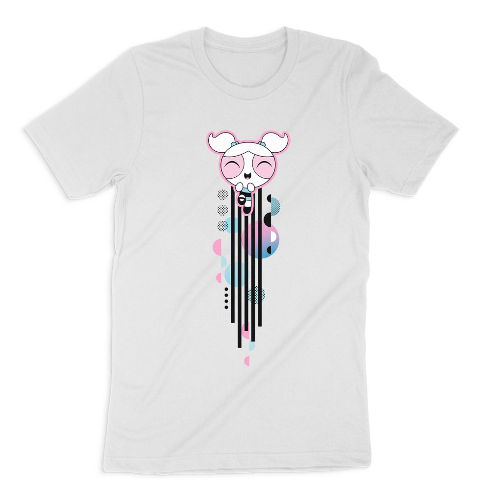 POWERPUFF GIRLS BUBBLES STREAK SHORT SLEEVE T-SHIRT