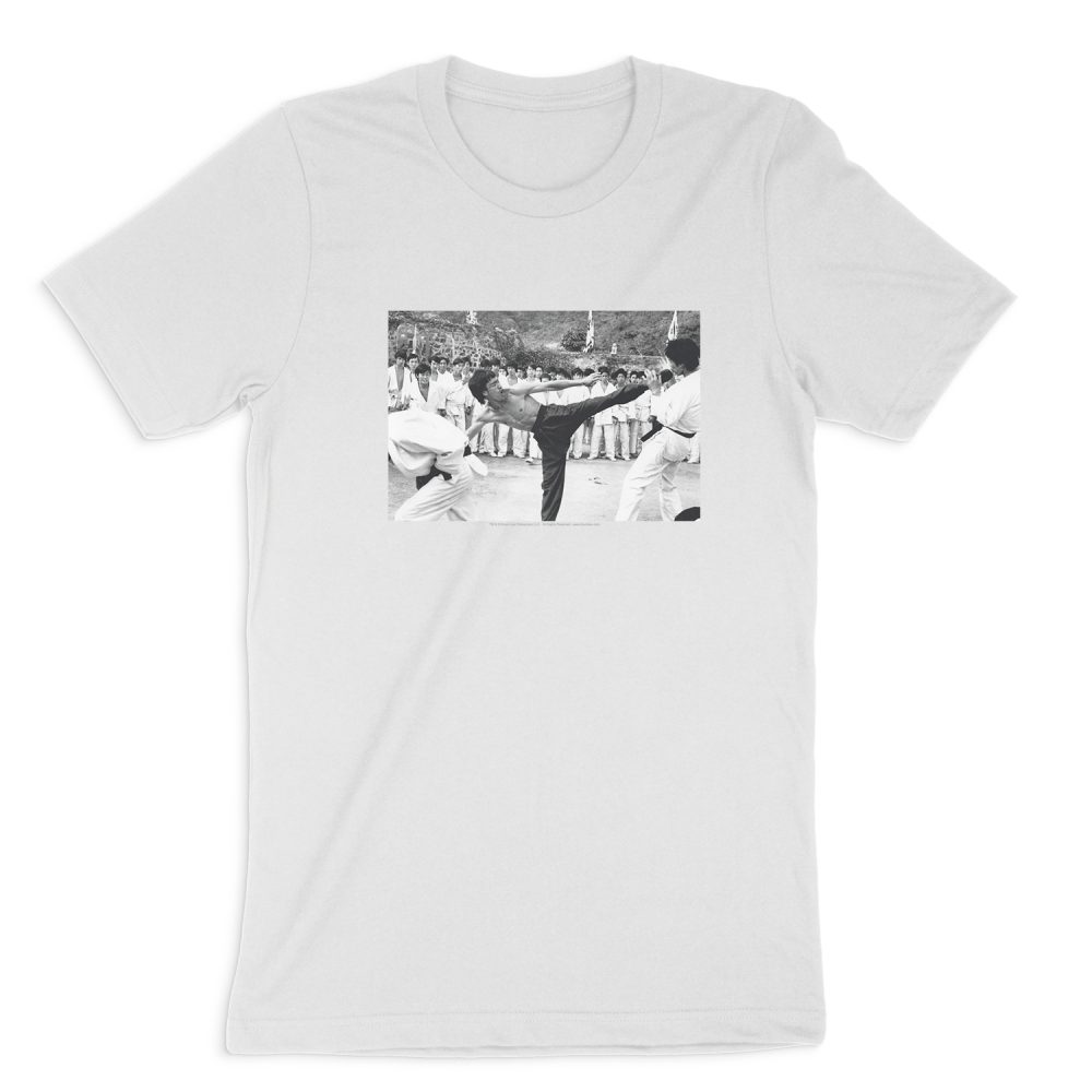 BRUCE LEE KICK TO THE HEAD SHORT SLEEVE T-SHIRT