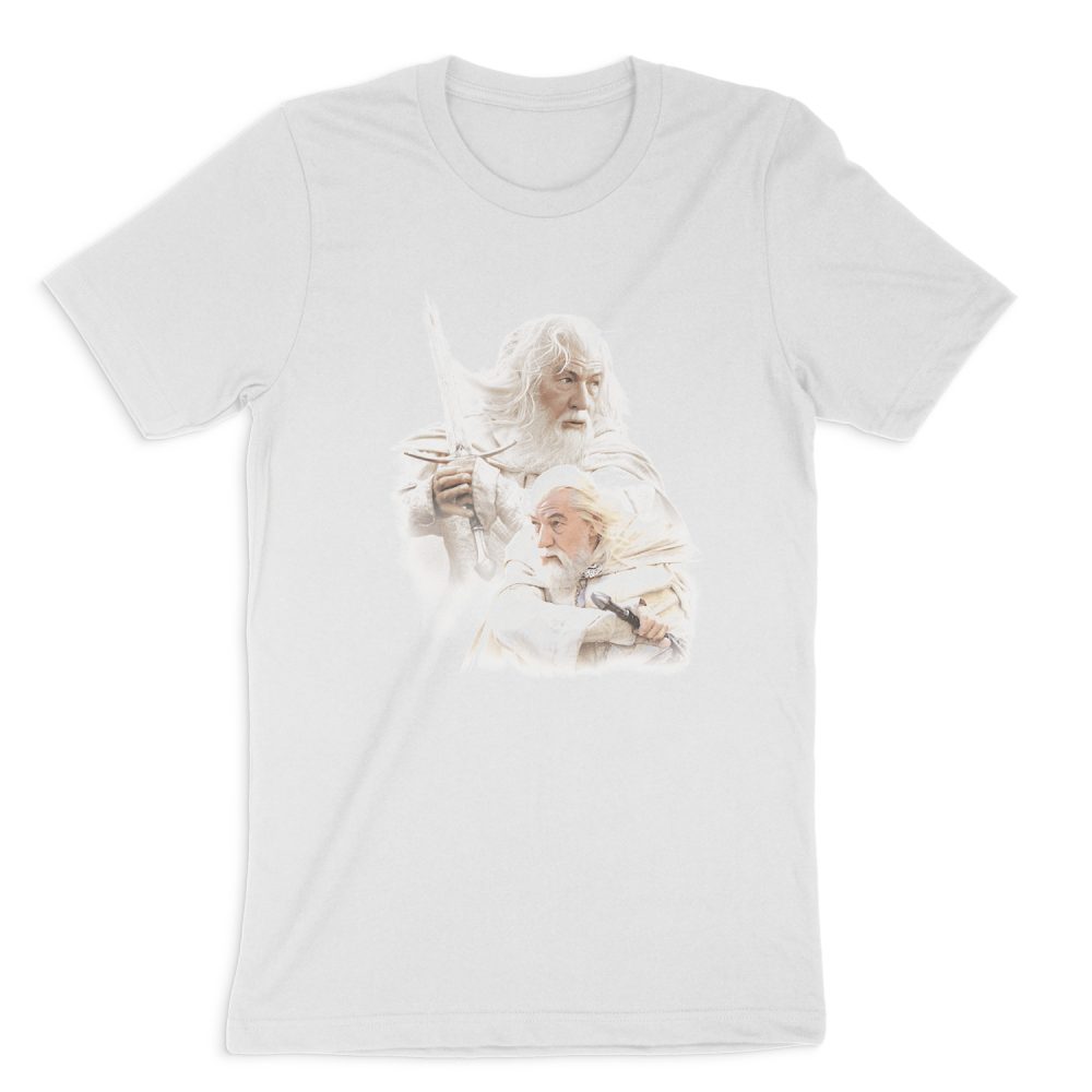 LORD OF THE RINGS GANDALF THE WHITE SHORT SLEEVE T-SHIRT