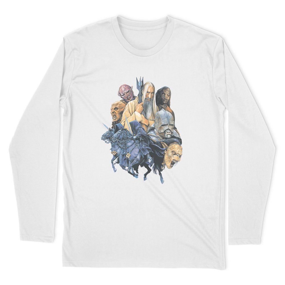 LORD OF THE RINGS COLLAGE OF EVIL LONG SLEEVE T-SHIRT