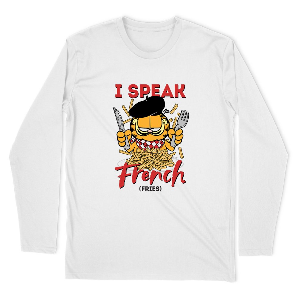 GARFIELD SPEAKING LOVE LONG SLEEVE T-SHIRT