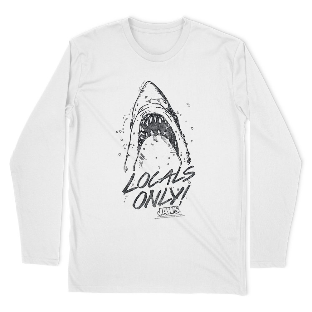 JAWS LOCALS ONLY LONG SLEEVE T-SHIRT