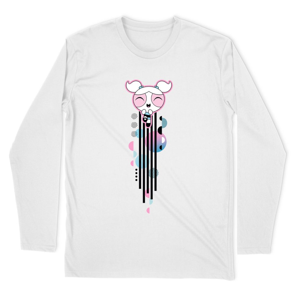 POWERPUFF GIRLS BUBBLES STREAK LONG SLEEVE T-SHIRT