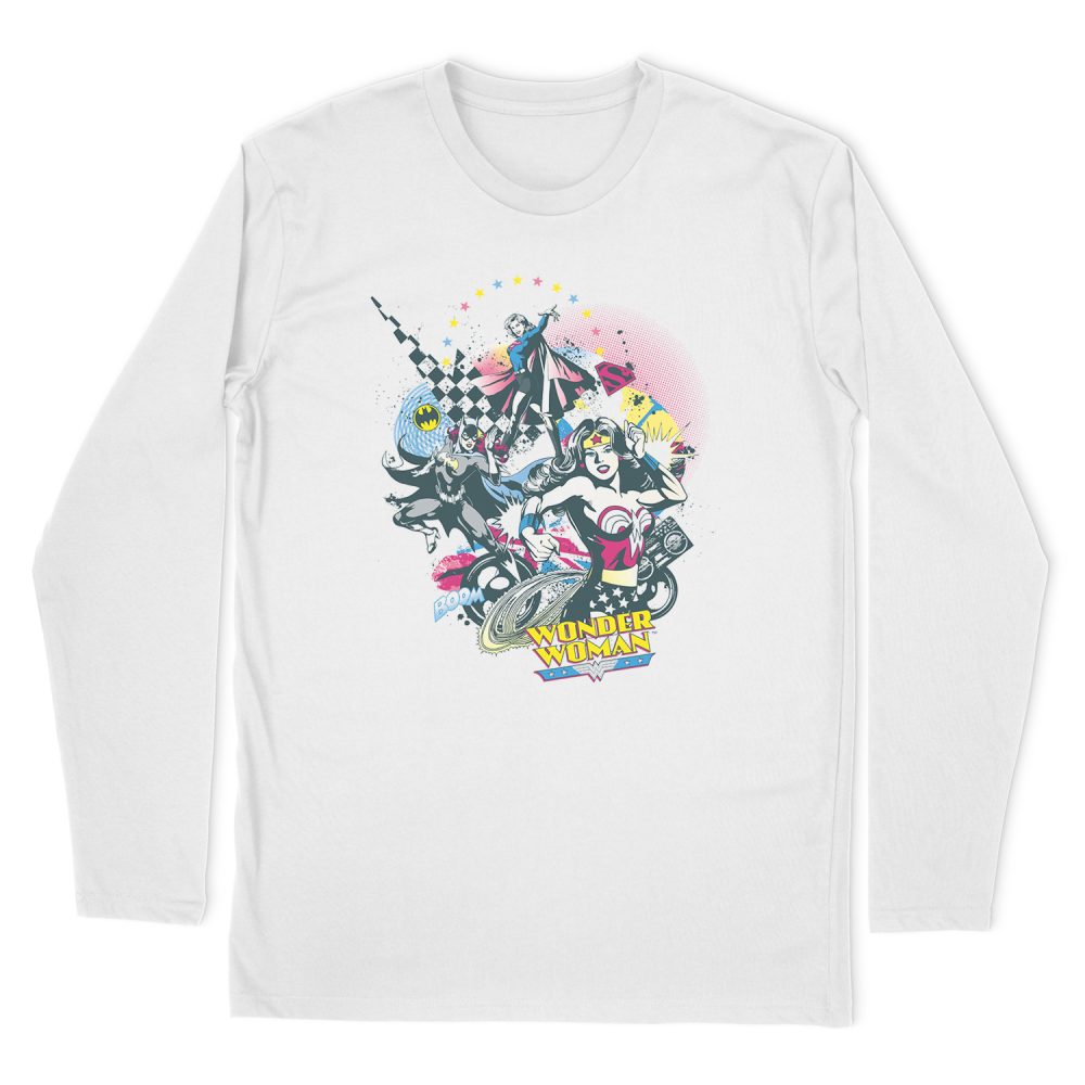 DC COMICS POWER TRIO LONG SLEEVE T-SHIRT