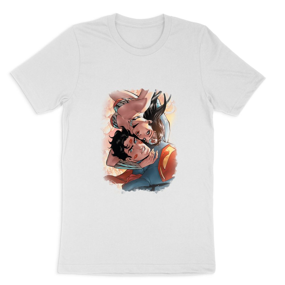 JUSTICE LEAGUE LOVE BIRDS SHORT SLEEVE T-SHIRT