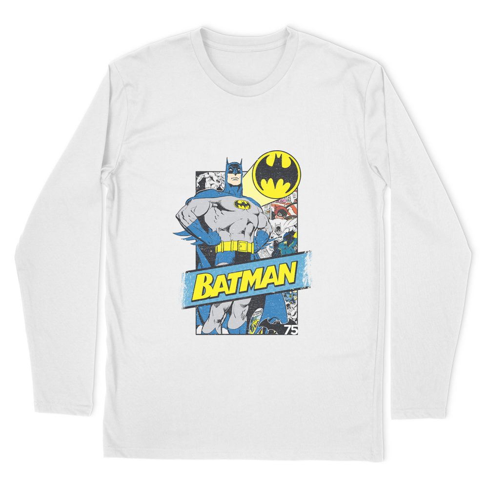 BATMAN OUT OF THE PAGES LONG SLEEVE T-SHIRT