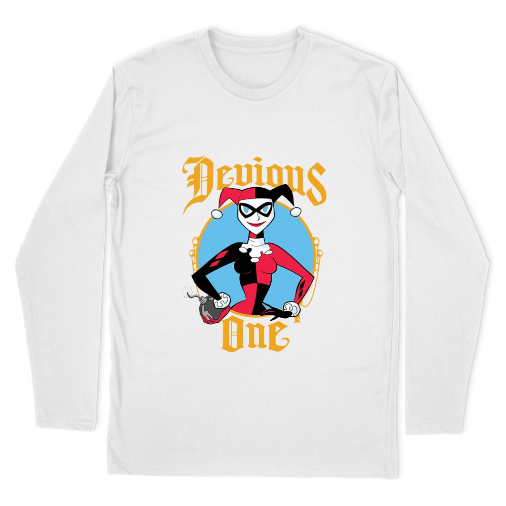 HARLEY QUINN DEVIOUS ONE  LONG SLEEVE T-SHIRT