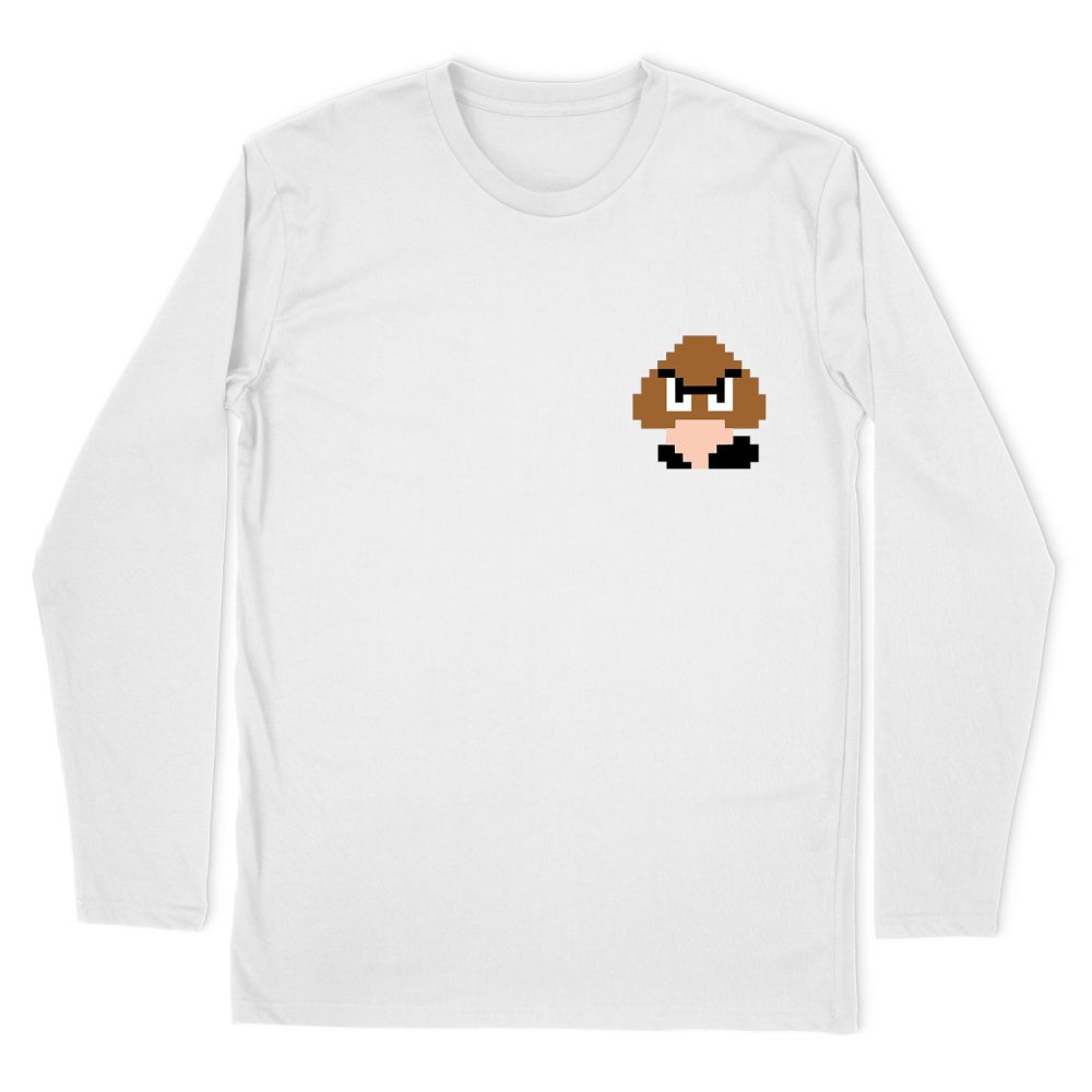 8-BIT MINI MONSTER LONG SLEEVE T-SHIRT