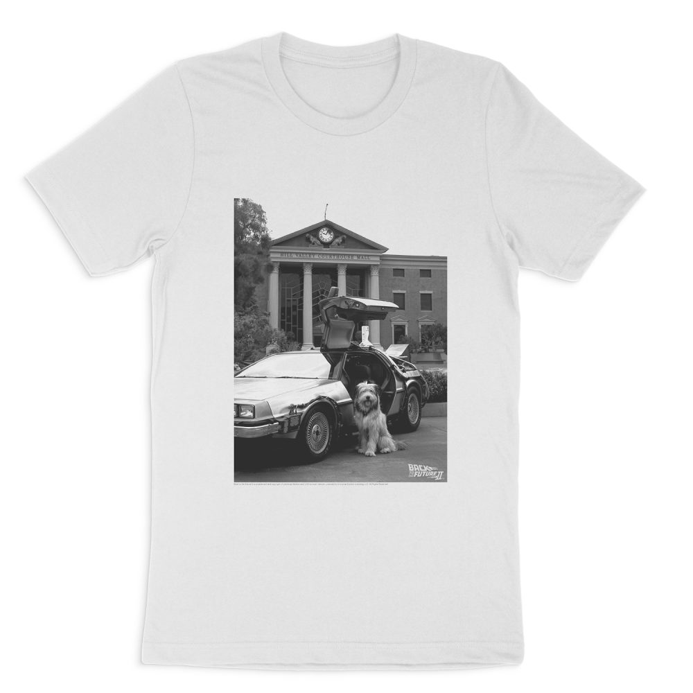 BACK TO THE FUTURE II EINSTEIN SHORT SLEEVE T-SHIRT