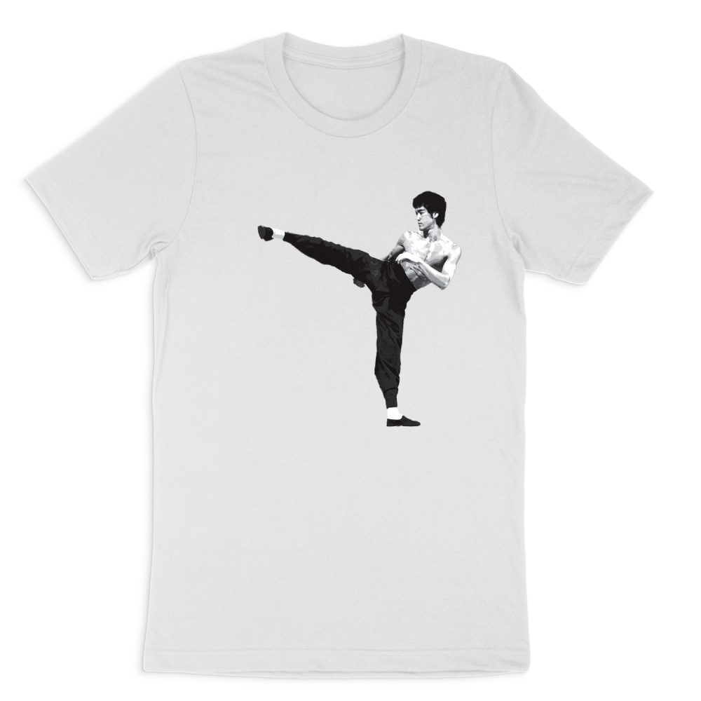 BRUCE LEE KICK FIGHT SHORT SLEEVE T-SHIRT