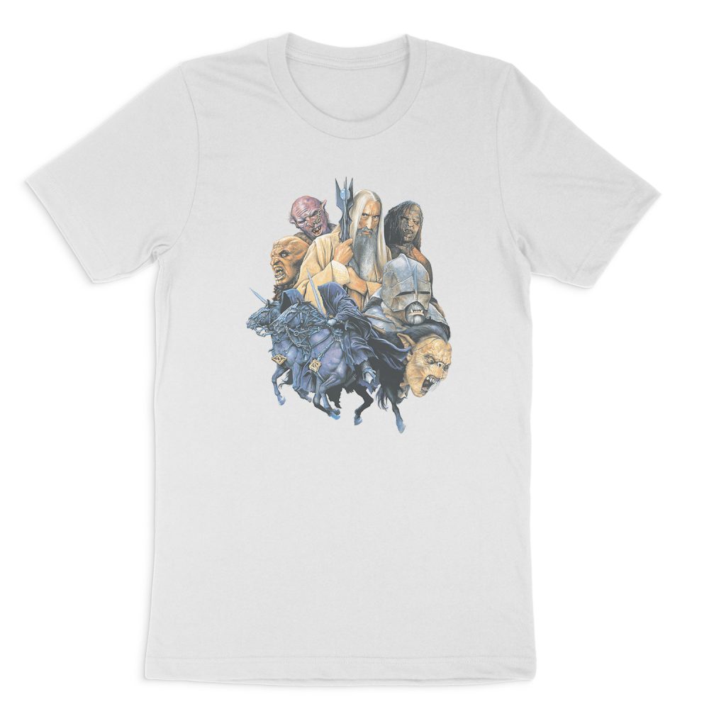 LORD OF THE RINGS COLLAGE OF EVIL SHORT SLEEVE T-SHIRT