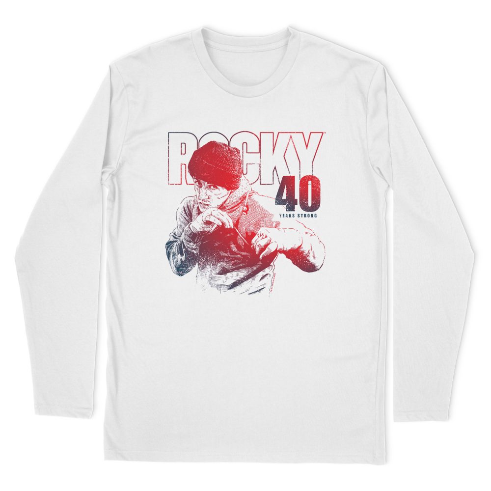 ROCKY 40 YEARS STRONG LONG SLEEVE T-SHIRT