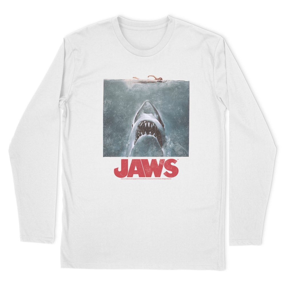 JAWS DISTRESSED JAWS LONG SLEEVE T-SHIRT