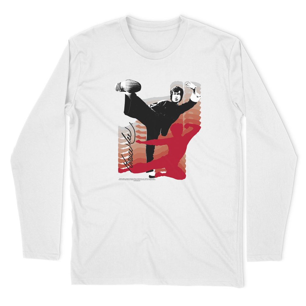 BRUCE LEE KICK IT LONG SLEEVE T-SHIRT