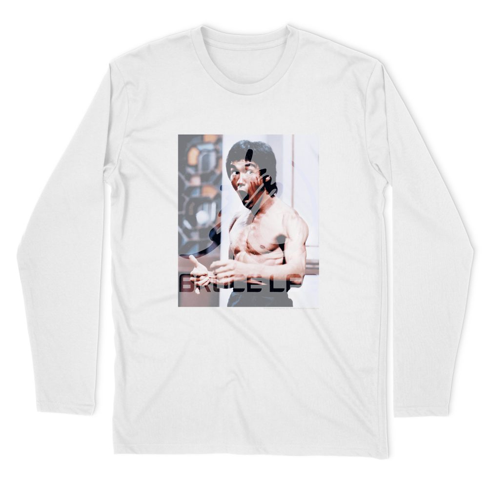 BRUCE LEE REVVING UP LONG SLEEVE T-SHIRT
