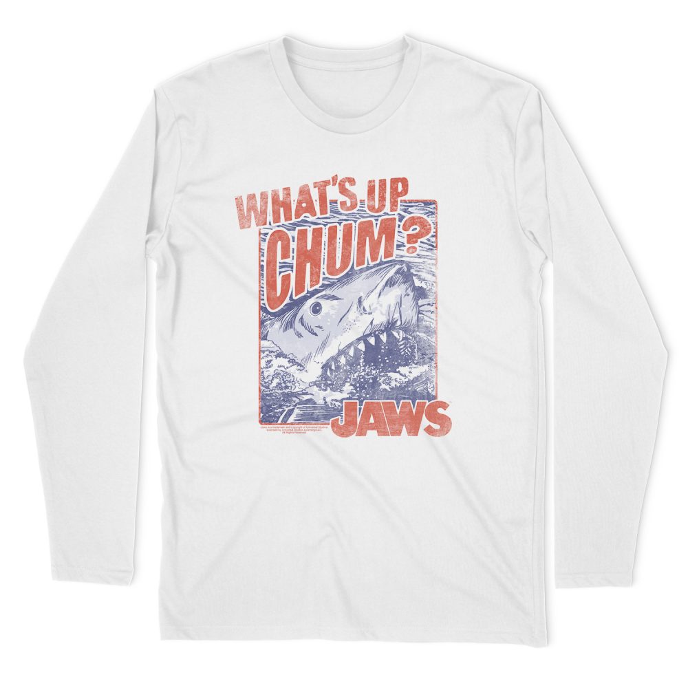 JAWS CHUM LONG SLEEVE T-SHIRT