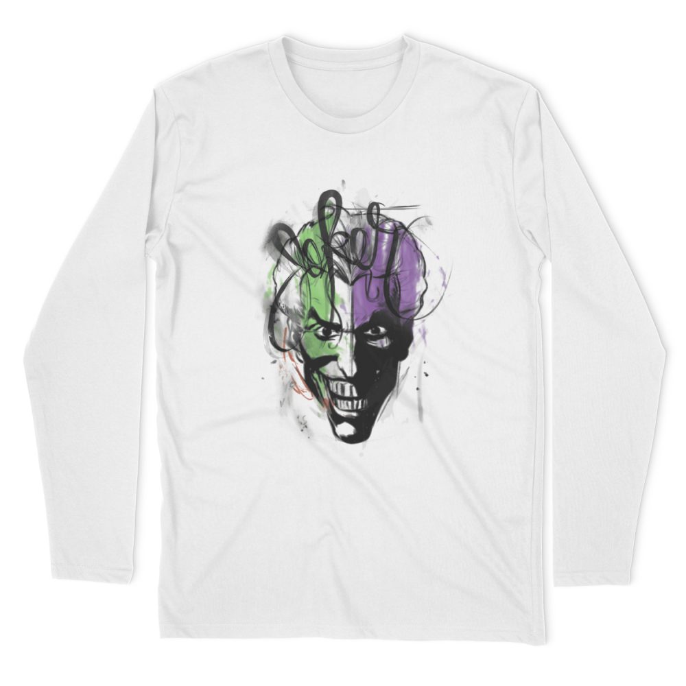 JOKER AIRBRUSH LONG SLEEVE T-SHIRT