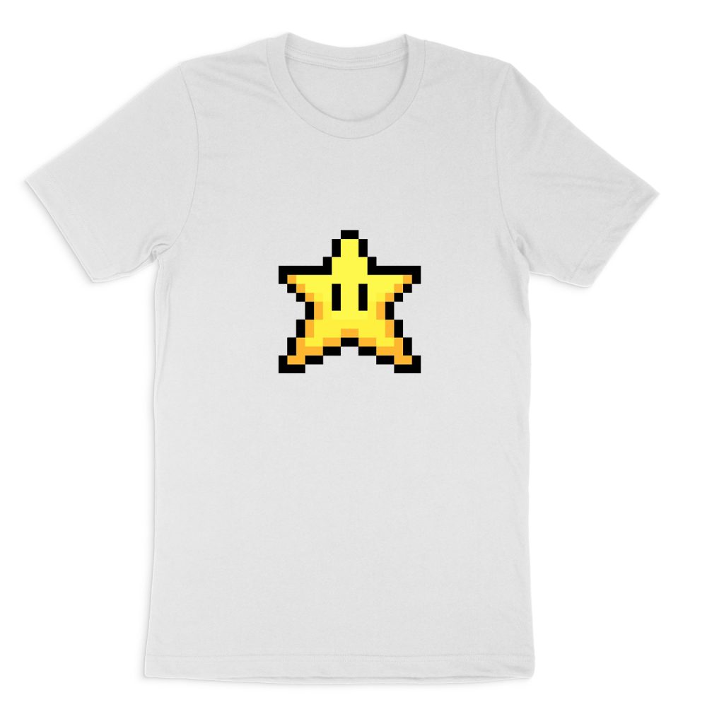 8-BIT STAR FULL POWER SHORT SLEEVE T-SHIRT