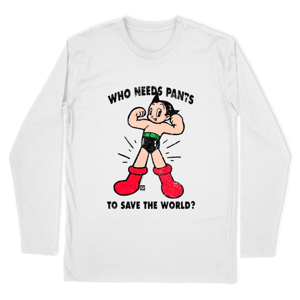 ASTRO BOY WHO NEEDS PARTS LONG SLEEVE T-SHIRT