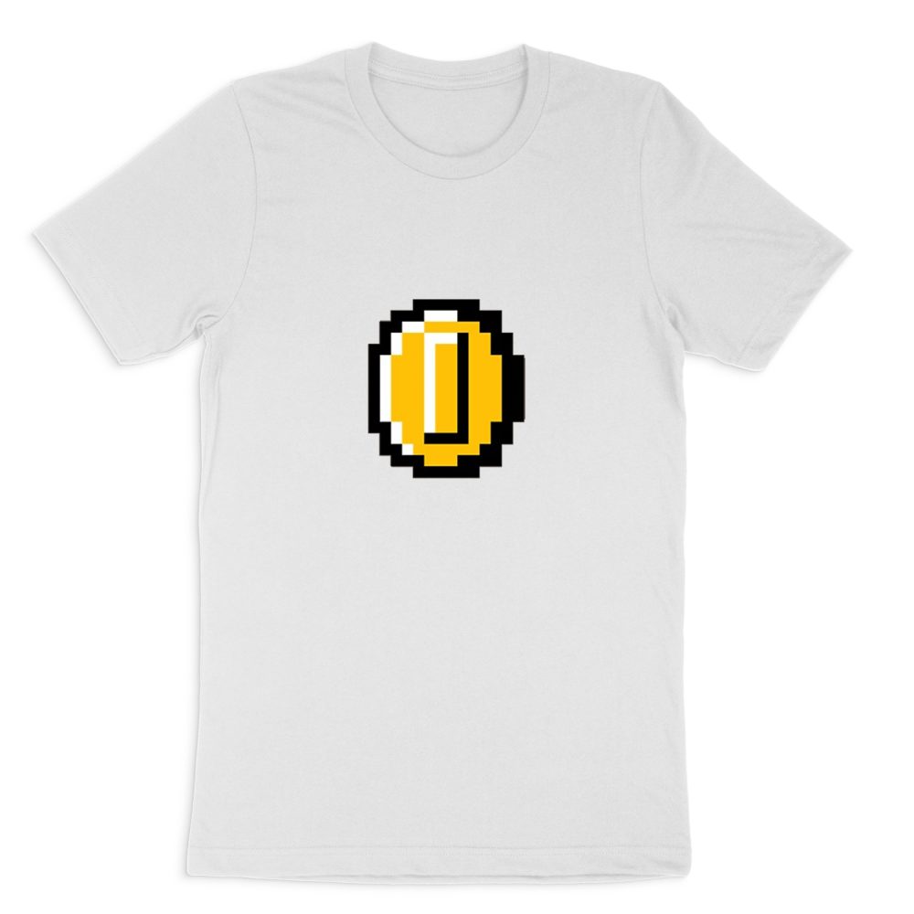 8-Bit Coin Classic T-Shirt SHORT SLEEVE T-SHIRT